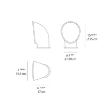 Load image into Gallery viewer, Piroscafo Outdoor LED Floor Lamp - line drawing.
