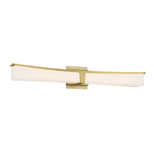 Load image into Gallery viewer, Plane LED Bath Vanity Light in Honey Gold/Large.
