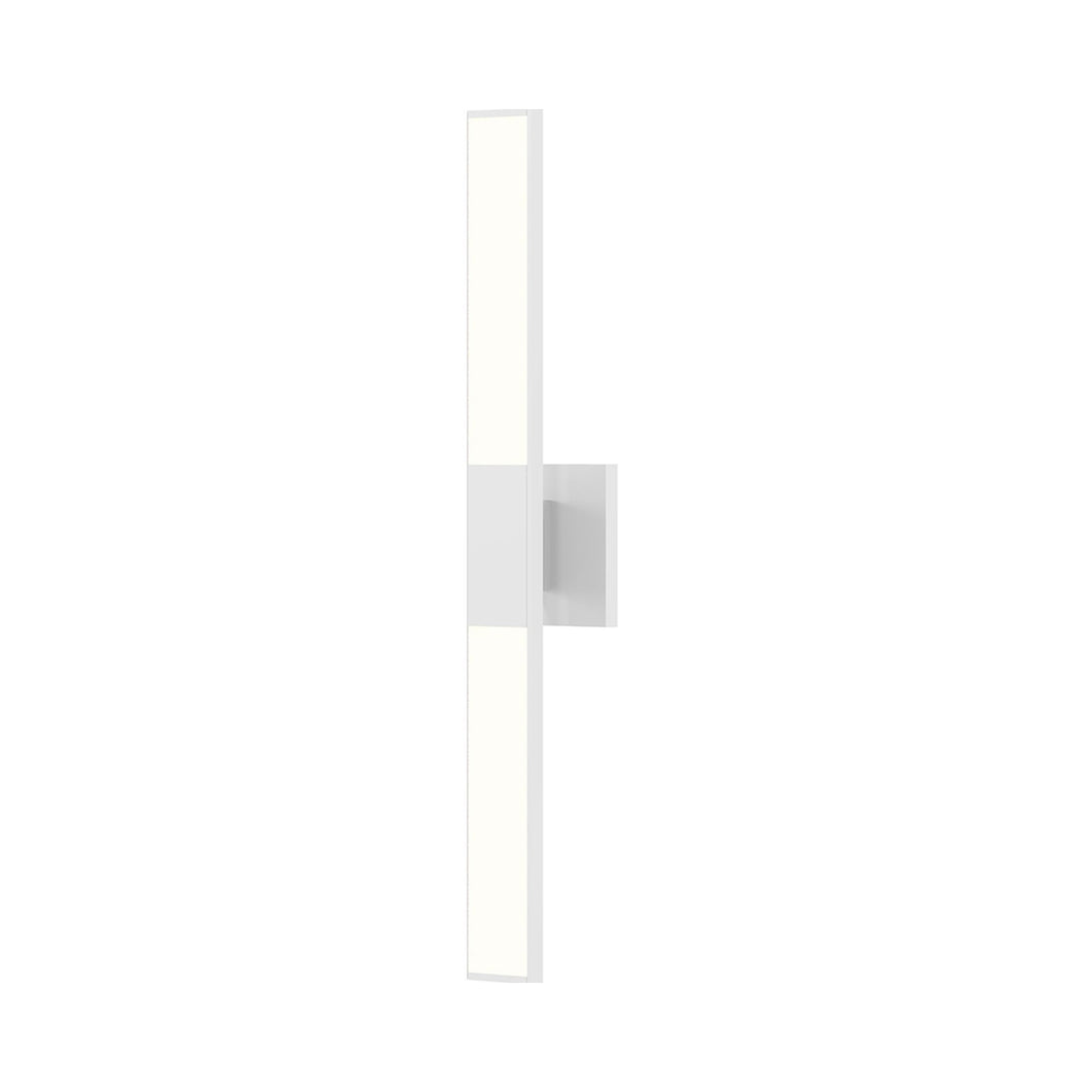 Planes™ Double LED Bath Vanity Light in Small/Satin White.