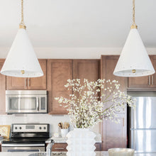 Load image into Gallery viewer, Plaster No.1 Pendant Light in kitchen.
