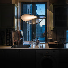 Load image into Gallery viewer, Plena LED Pendant Light in kitchen.
