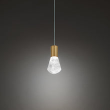 Load image into Gallery viewer, Plum LED Pendant Light in Detail.
