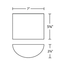 Load image into Gallery viewer, Pocket LED Wall Light - line drawing.
