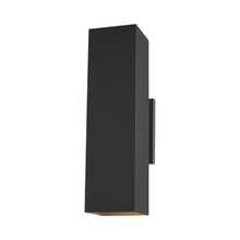 Load image into Gallery viewer, Pohl Outdoor Two Light Wall Light in Large/Black.
