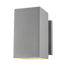 Load image into Gallery viewer, Pohl Outdoor Wall Light in Medium/Painted Brushed Nickel.
