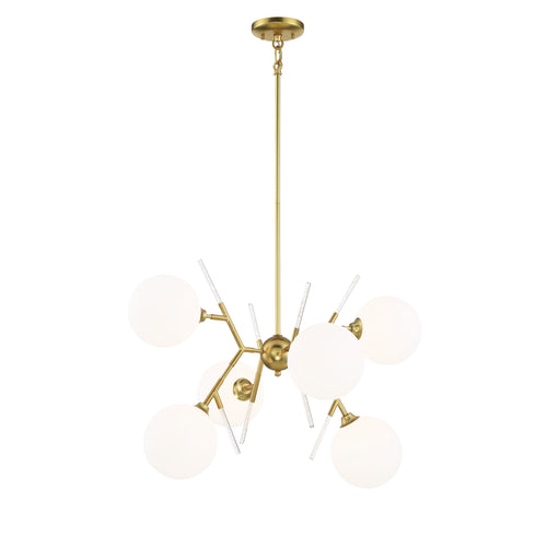 Polares Chandelier in Gold.