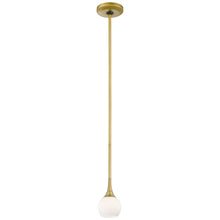 Load image into Gallery viewer, Pontil Mini Pendant Light in Honey Gold.
