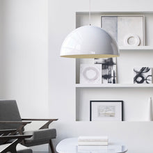 Load image into Gallery viewer, Powell Street Pendant Light in office.
