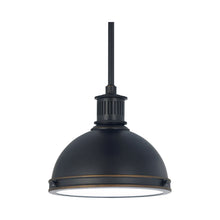 Load image into Gallery viewer, Pratt Street Metal Pendant Light in 1-Light/Autumn Bronze.
