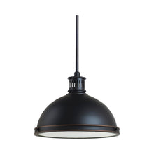 Load image into Gallery viewer, Pratt Street Metal Pendant Light in 2-Light/Autumn Bronze.
