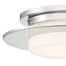Load image into Gallery viewer, Press LED Flush Mount Ceiling Light Detail.
