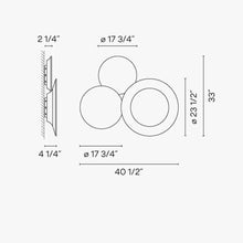 Load image into Gallery viewer, Puck 5491 LED Wall Art Light - line drawing.
