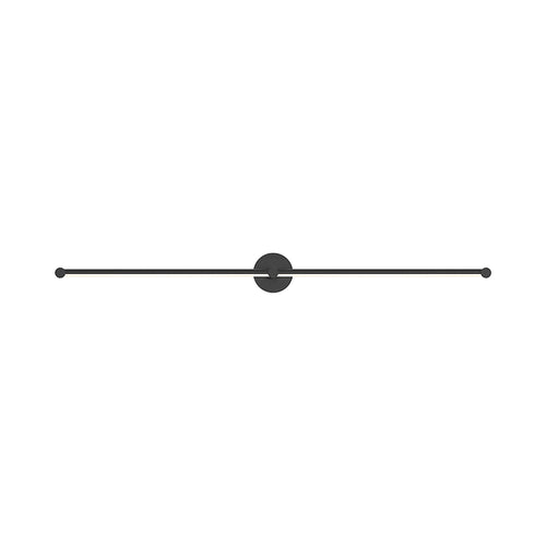 Purolinear 360™ Double Linear LED Wall Light in Small/Satin Black.