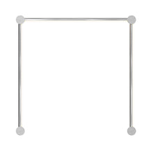 Load image into Gallery viewer, Purolinear 360™ Single N LED Wall Light in Satin Chrome.
