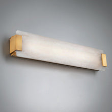Load image into Gallery viewer, Quarry LED Bath Vanity Light in Detail.
