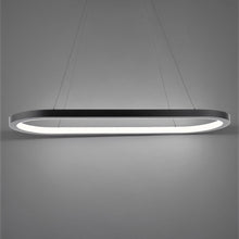 Load image into Gallery viewer, Racetrack LED Pendant Light in Detail.
