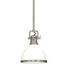 Load image into Gallery viewer, Randolph Pendant Light Medium/Polished Nickel.
