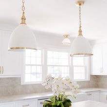 Load image into Gallery viewer, Randolph Semi-Flush Mount Ceiling Light in kitchen.
