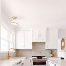 Load image into Gallery viewer, Randolph Semi-Flush Mount Ceiling Light in kitchen.
