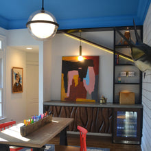 Load image into Gallery viewer, Reade Pendant Light in living room.
