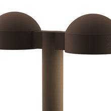 Load image into Gallery viewer, Reals Dome Cap LED Double Bollard in Detail.
