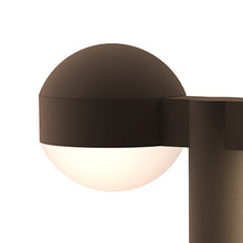 Load image into Gallery viewer, Reals Dome Cap LED Double Bollard in Detail.
