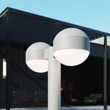 Load image into Gallery viewer, Reals Dome Cap LED Double Bollard Outside Area.

