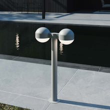 Load image into Gallery viewer, Reals Dome Cap LED Double Bollard Outside Area.
