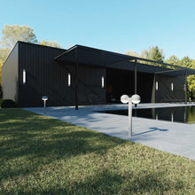 Load image into Gallery viewer, Reals Dome Cap LED Double Bollard Outside Area.
