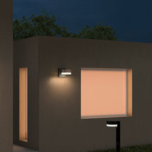 Load image into Gallery viewer, Reals Plate Cap LED Bollard in outdoor.
