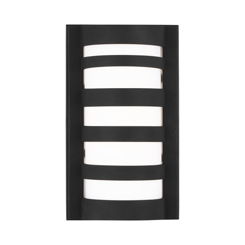 Rebay Outdoor LED Wall Light in Black.
