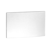 Load image into Gallery viewer, Rectangle LED Step and Wall Light in White on Aluminum (Horizontal).
