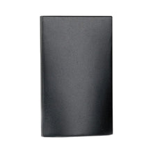 Load image into Gallery viewer, Rectangle LED Step and Wall Light in Black on Aluminum (Vertical).
