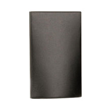 Load image into Gallery viewer, Rectangle LED Step and Wall Light in Bronze on Aluminum (Vertical).
