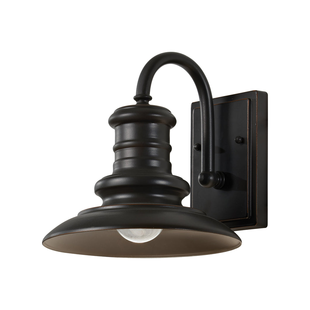 Redding Station Outdoor Wall Light in Small/Restoration Bronze/Incandescent.