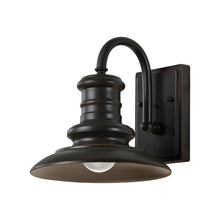 Load image into Gallery viewer, Redding Station Outdoor Wall Light in Black.
