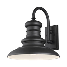 Load image into Gallery viewer, Redding Station Outdoor Wall Light in Large/Textured Black/Incandescent.
