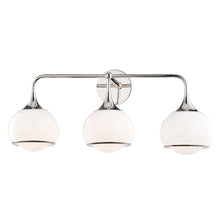Load image into Gallery viewer, Reese Wall Light in Polished Nickel/3-Light.
