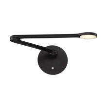 Load image into Gallery viewer, Reflex LED Wall Light in Black.

