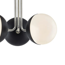 Load image into Gallery viewer, Renee 3-Light Semi-Flush Mount Ceiling Light Detail.
