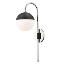 Load image into Gallery viewer, Renee Wall Light in Black and White.
