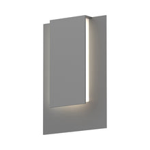 Load image into Gallery viewer, Reveal Outdoor LED Wall Light in Small/Textured Gray.
