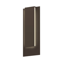 Load image into Gallery viewer, Reveal Outdoor LED Wall Light in Large/Textured Bronze.
