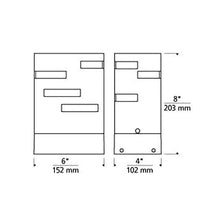 Load image into Gallery viewer, Revel Outdoor LED Path Light - line drawing.
