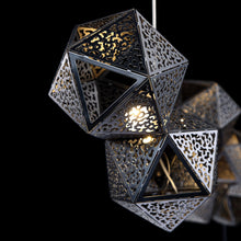 Load image into Gallery viewer, Riddle Linear LED Pendant Light in Detail.
