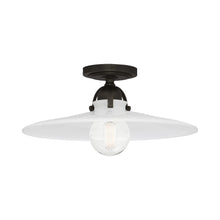 Load image into Gallery viewer, Arial Flush Mount Ceiling Light in Deep Patina Bronze.
