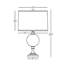Load image into Gallery viewer, Celine Accent Lamp - line drawing.
