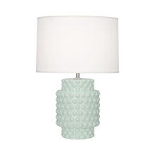 Load image into Gallery viewer, Dolly Table Lamp in Celadon/White (Small).
