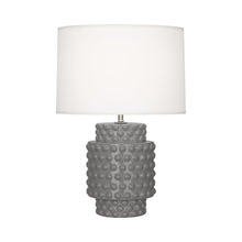 Load image into Gallery viewer, Dolly Table Lamp in Smoky Taupe/White (Small).
