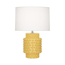Load image into Gallery viewer, Dolly Table Lamp in Sunset Yellow/White (Small).
